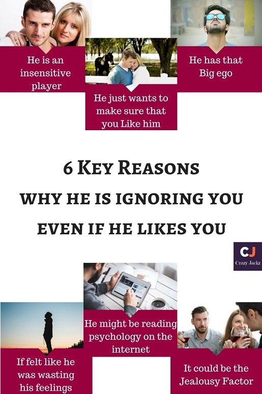 Why does he ignore me if he likes me? Here are the 6 Key reasons